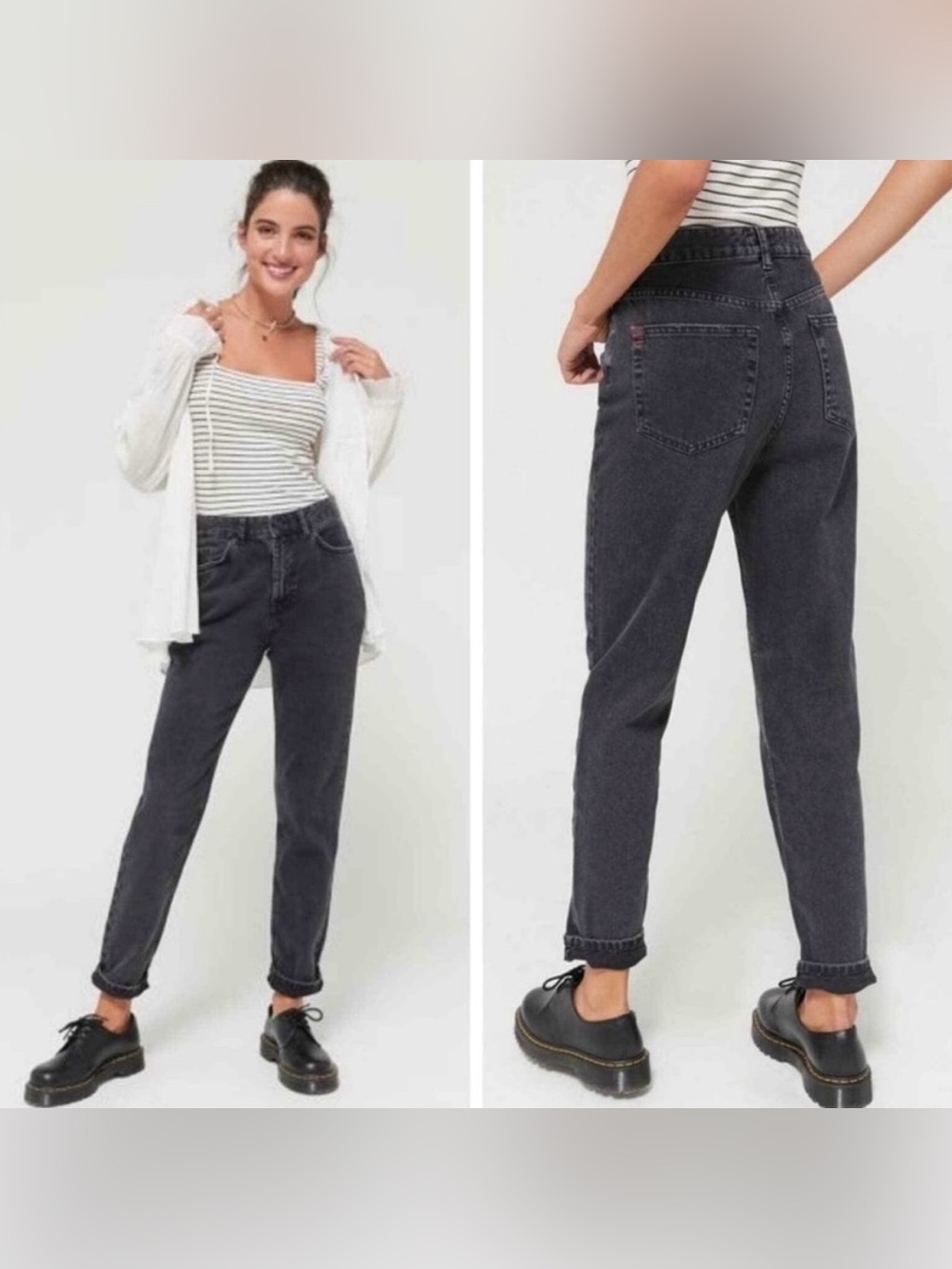 BDG Black Mom Jeans - Picture 2 of 5